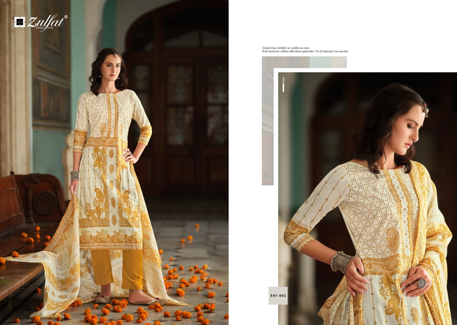 Zulfat Designer Zohra Pure Cotton Printed Salwar Suit Wholesale Catalog — Wholesale Salwar Suits, MPA wholesale from Surat — Photo 3